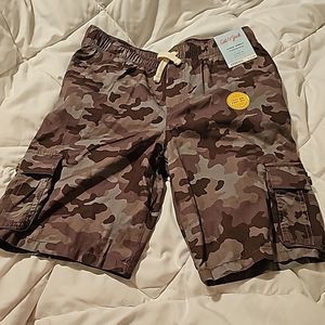 Cat & jack army shirt cargo nwt size l 12/14
